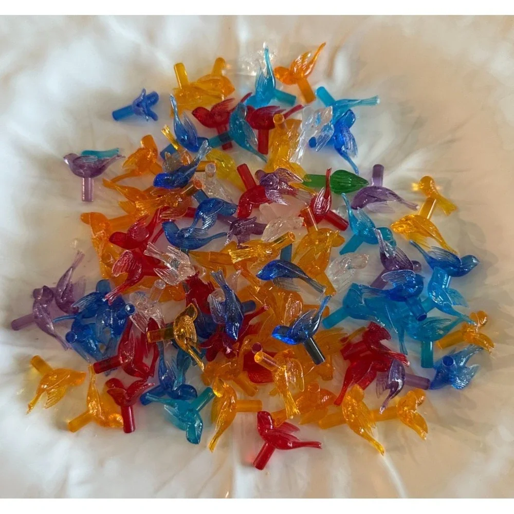 91‎ Detailed Bird Medium Bulbs Lights Ceramic Christmas Tree Multi-Color